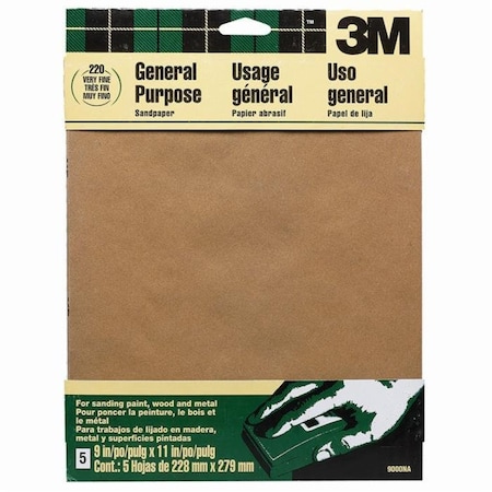 3M 9X11 Shts Production Sandpak X-Fine 9000